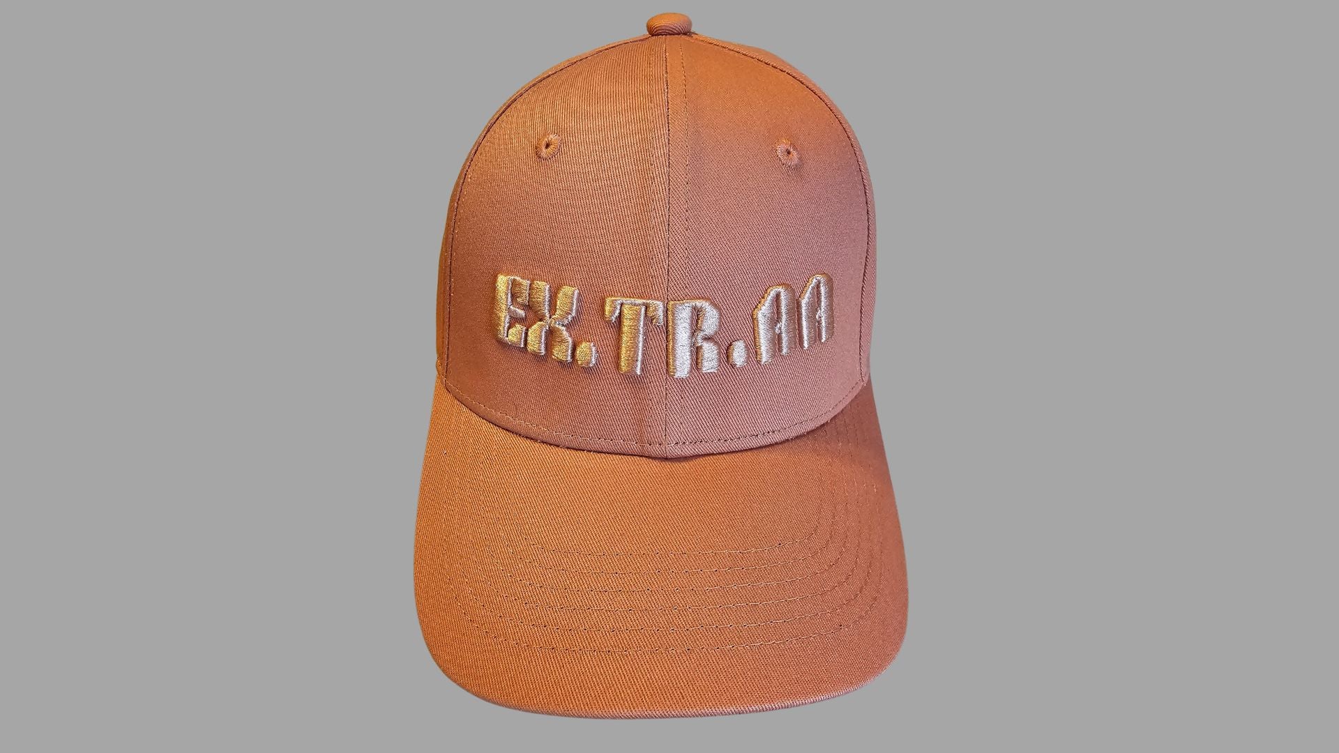 Curved Brim 6-Panel Hat — Satin-Lined & Thick Hair Friendly
