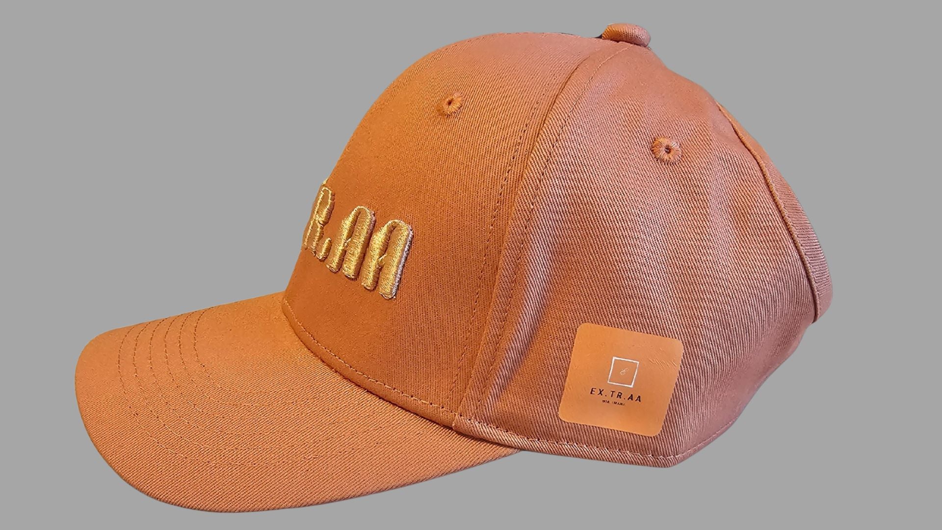Curved Brim 6-Panel Hat — Satin-Lined & Thick Hair Friendly